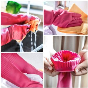 Rubber Kitchen Cleaning Gloves